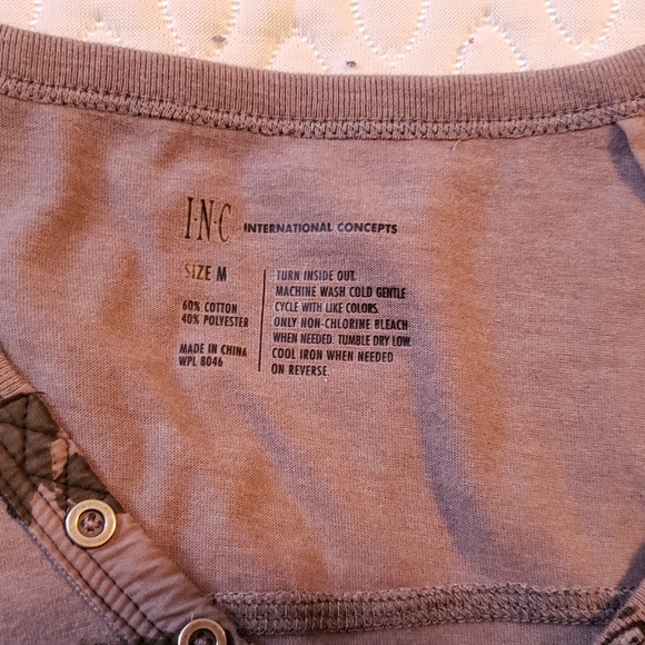 INC grey and black shirt - Picture 3 of 3